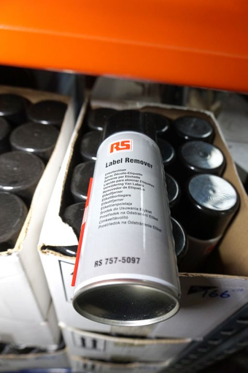 24x RS 757-5097 label remover aerosol tins (boxed...