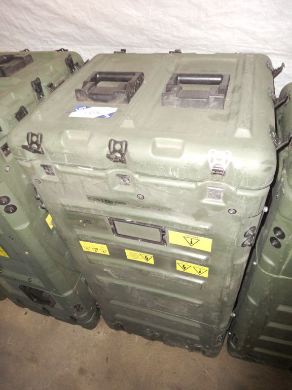 Hardigg green mobile flight storage cases, interna...
