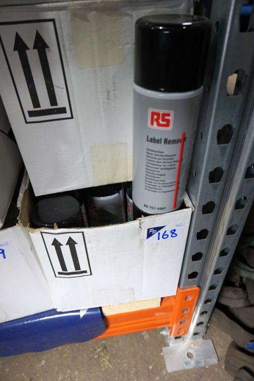12x RS 757-5097 label remover aerosol tins (boxed...