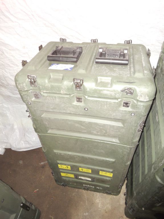 Hardigg green mobile flight storage cases, interna...