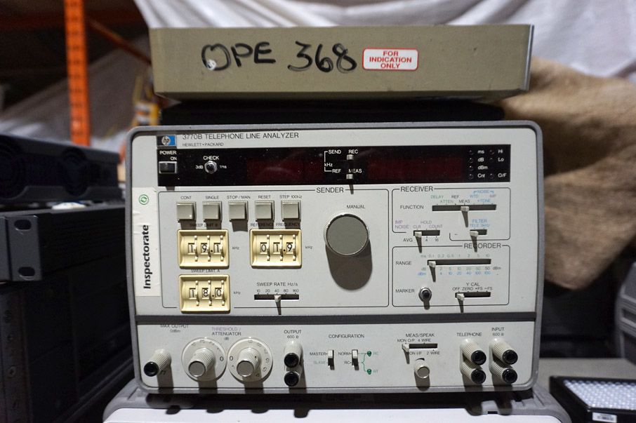HP 3770B telephone line analyser