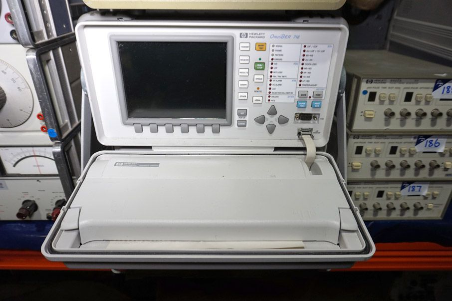 HP OmniBer 718 communications performance analyser...