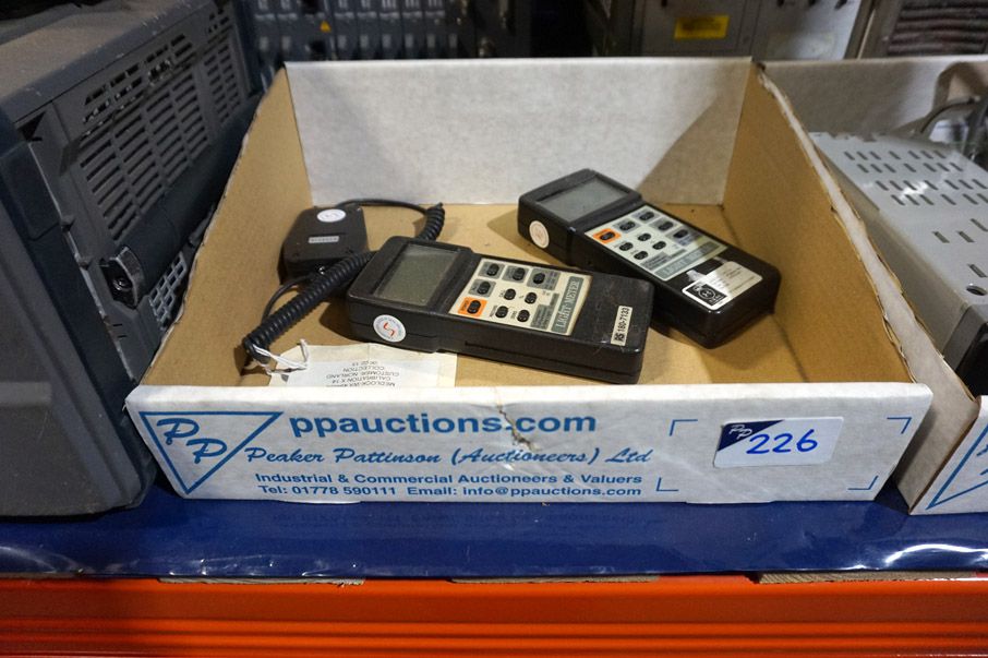 2x RS 180-7133 digital light meters