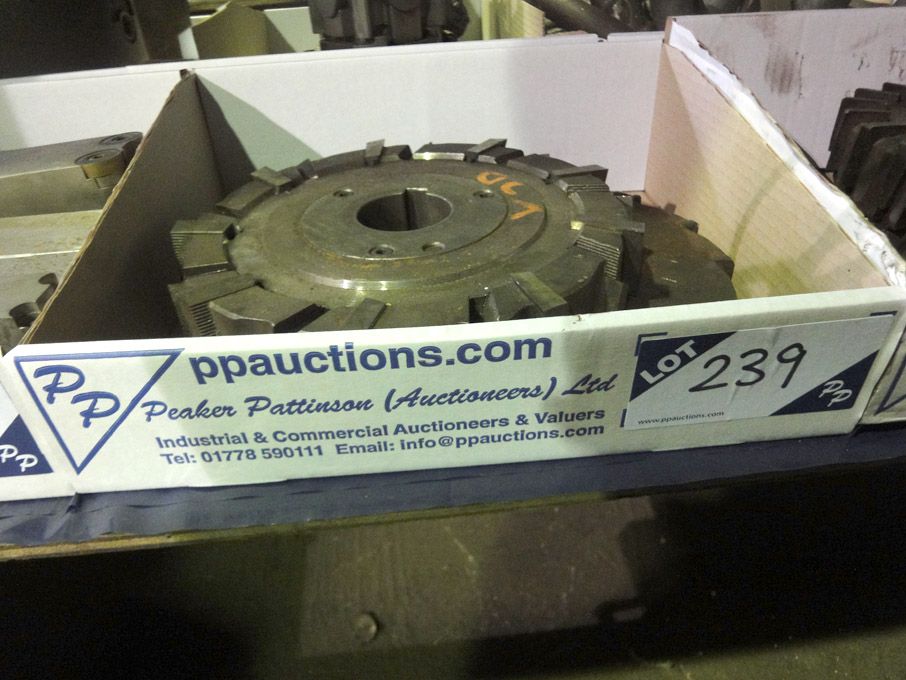 2x tip milling cutters to 12" approx - lot locat...