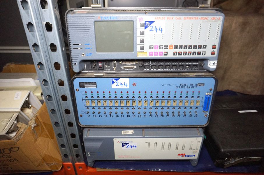 2x Ameritec AM2-A Analog bulk call generator, Amer...