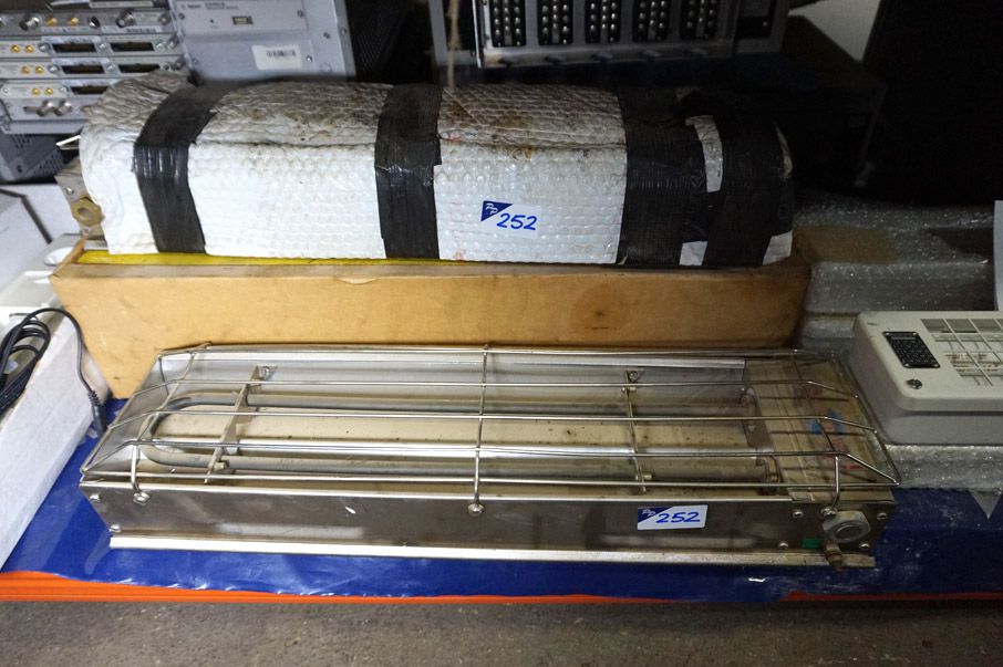 3x Kempsafe infrared heaters in s/s enclosures (un...