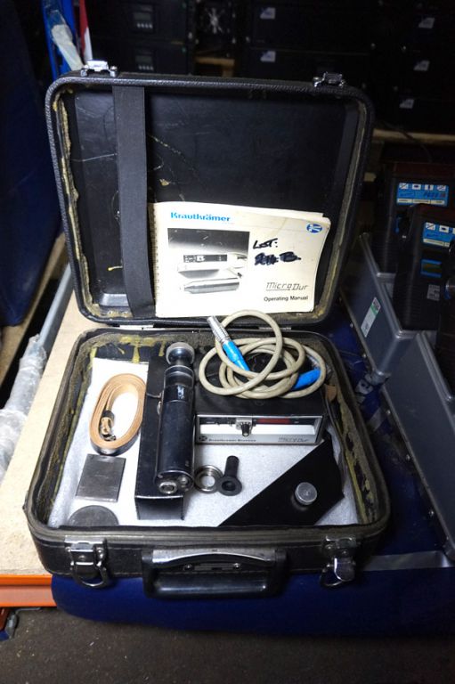 Krautkramer MicroDur DH 171 instrument in carry ca...