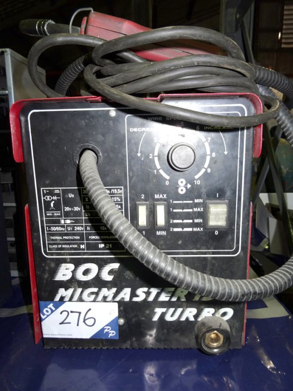 BOC Mig Master 130 turbo mig welder, 240v, 130A -...
