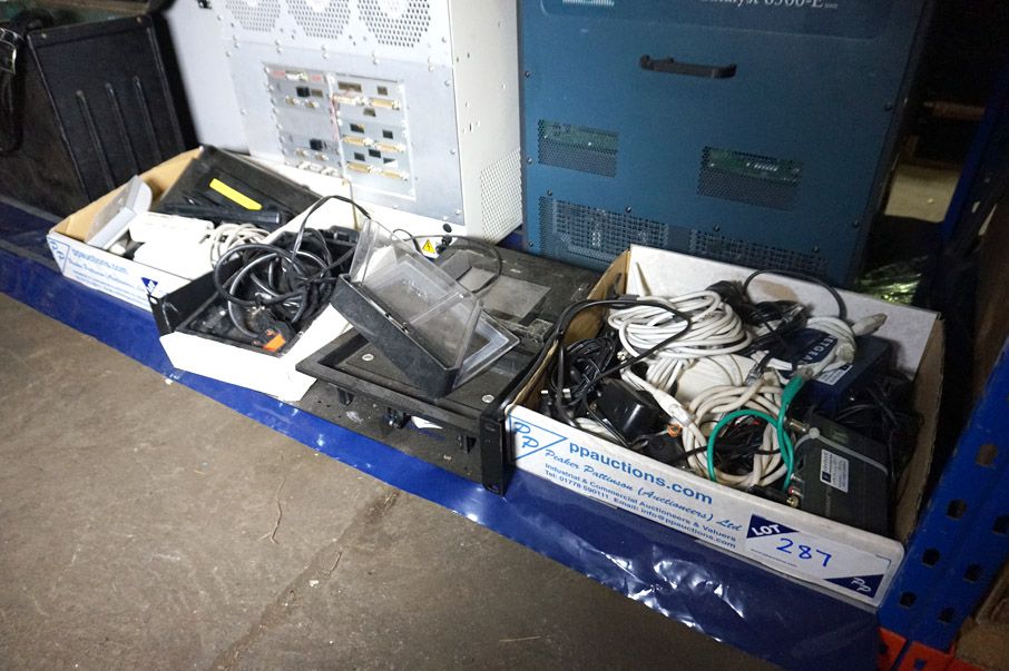 Qty various electronic spares inc: Minicom VDS tra...