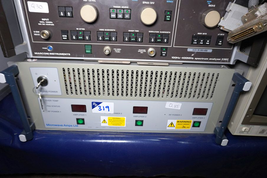 Microwave Amps Ltd AM81-1.1-1.6-RT3 amplifier thre...