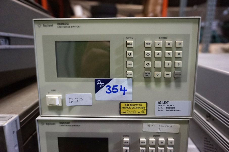Agilent 86060C lightwave switch, opt 001, 012, 051...