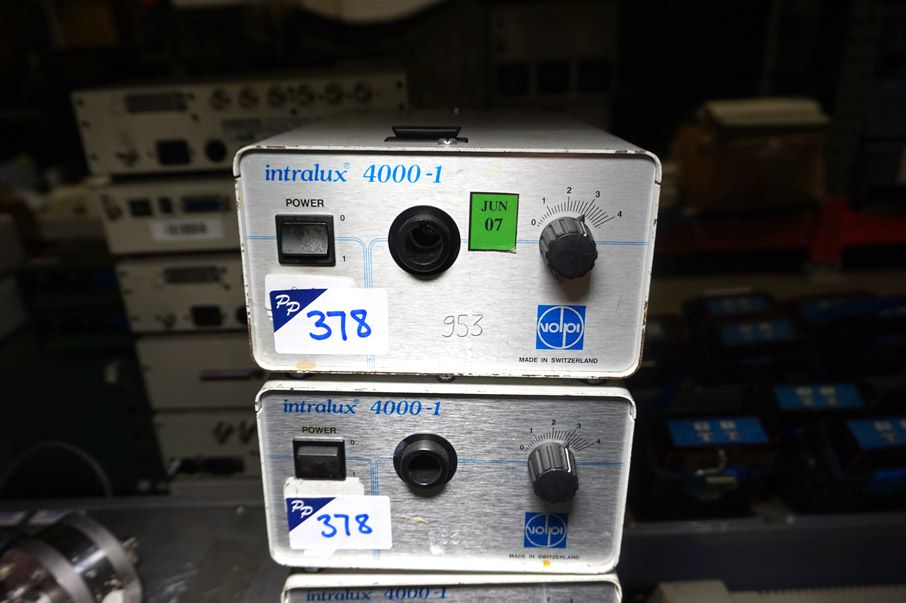 2x Intralux 4000-1 light sources