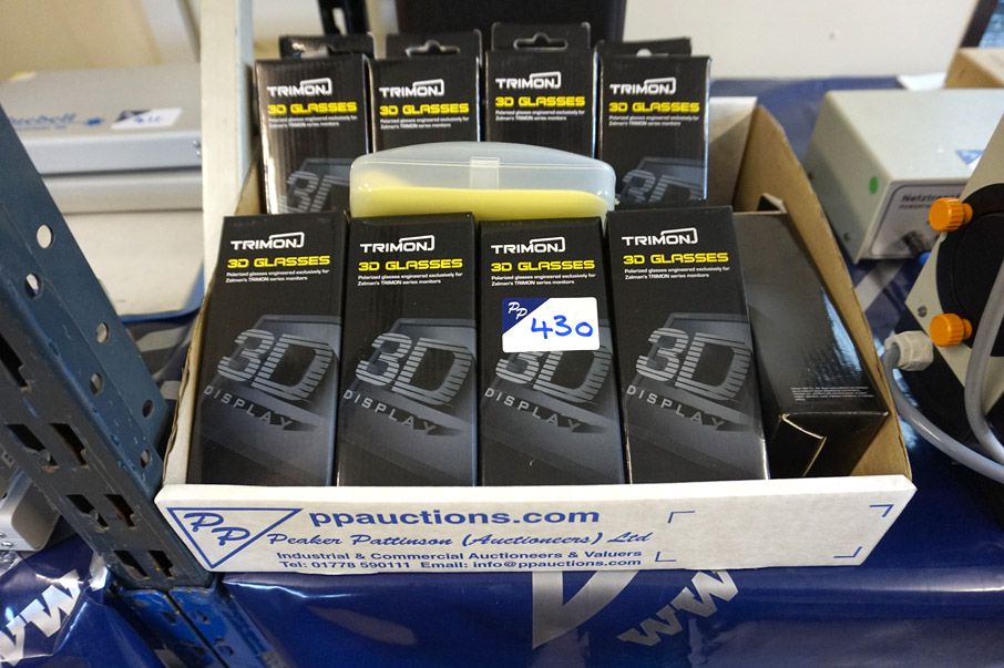 9x Trimon ZM-SG100C 3D glasses (boxed)