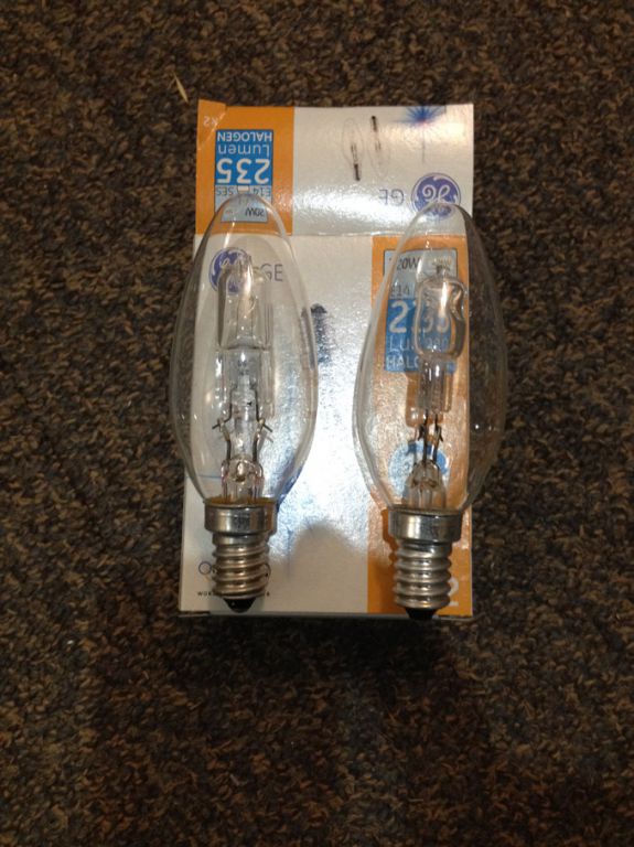 100x GE Lighting halogen candle lamps - 20W - E14...