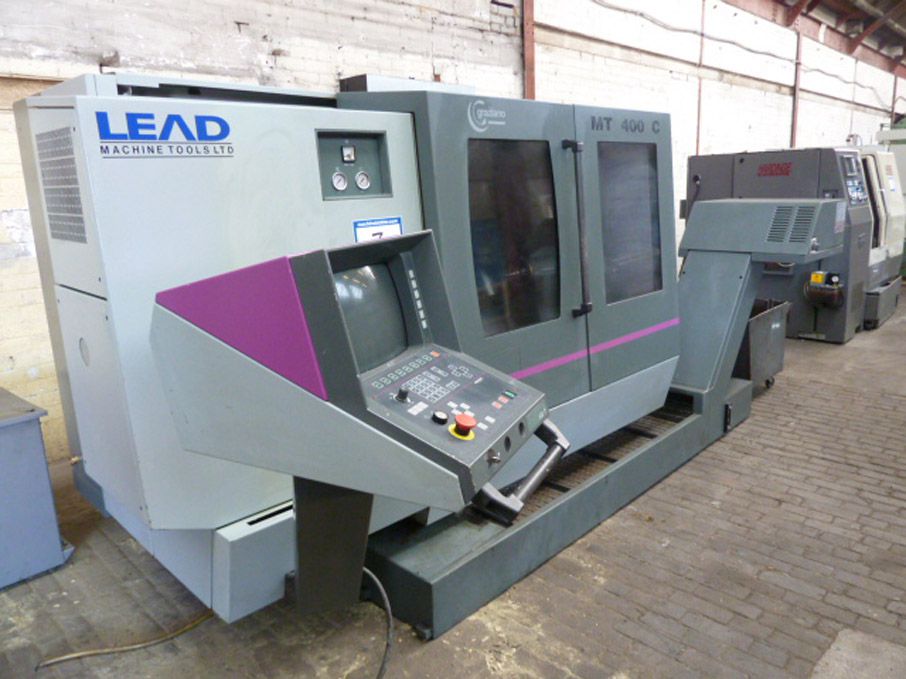 Maho Graziano MT400C CNC slant bed lathe, Phillips...