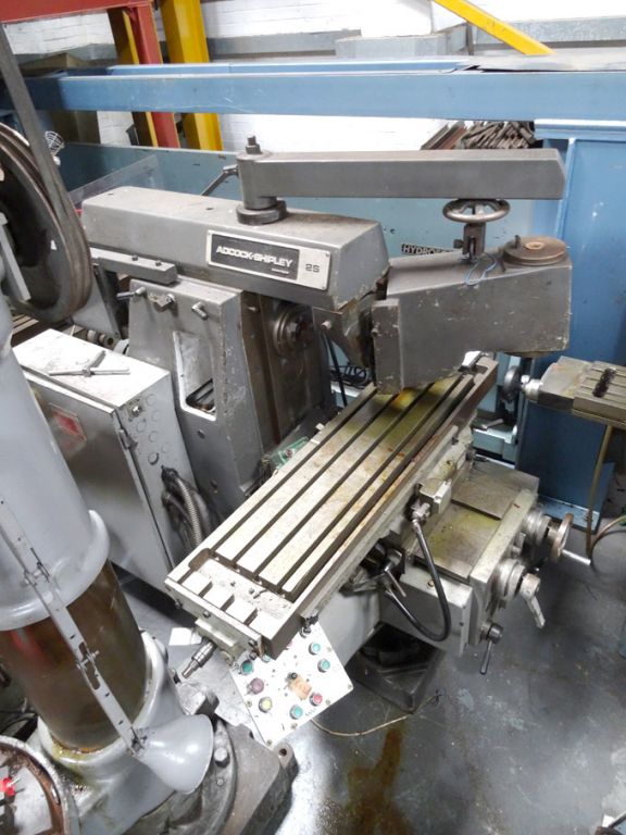 Adcock & Shipley 2S universal milling machine with...