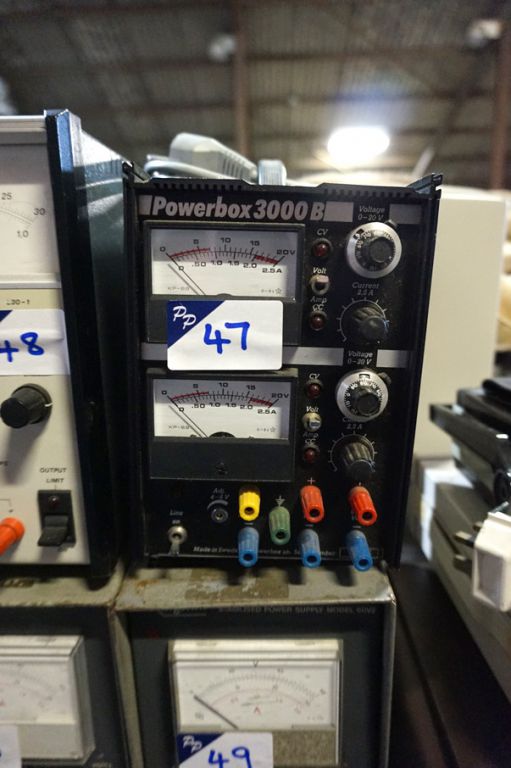 Powerbox 3000B power supply, 0-20v