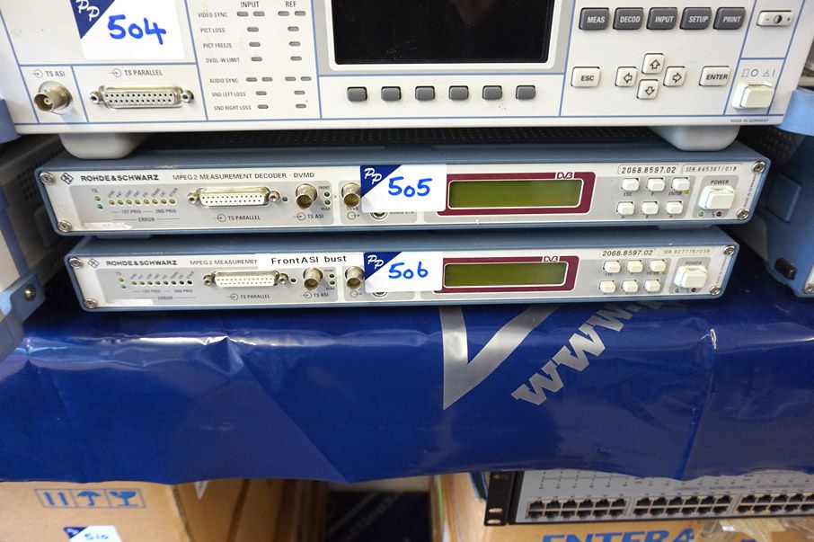Rohde & Schwarz MPEG2 measurement decoder