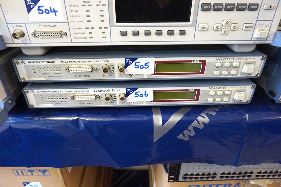 Rohde & Schwarz MPEG2 measurement decoder