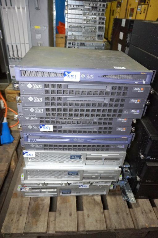 Qty various Sun Micro Systems inc: 2x Nectra X1, 4...