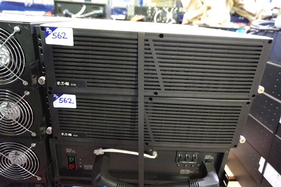 2x Eaton Powerware PW9135N6000-EBM3U UPS battery u...