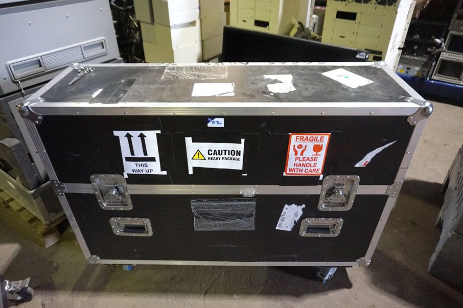 Spider mobile flight case, 1240x400x900mm