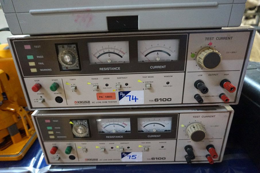 Kikusui Tos 6100 AC low OHM tester