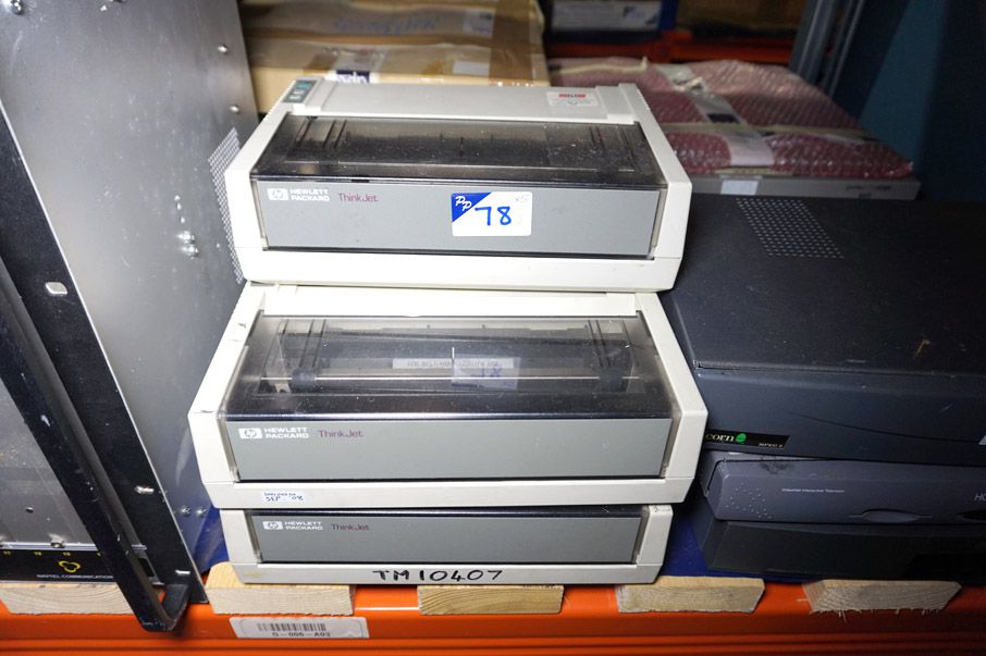 5x HP ThinkJet printers