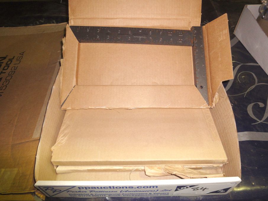 30x Johnson 8x12" project steel carpenters square...