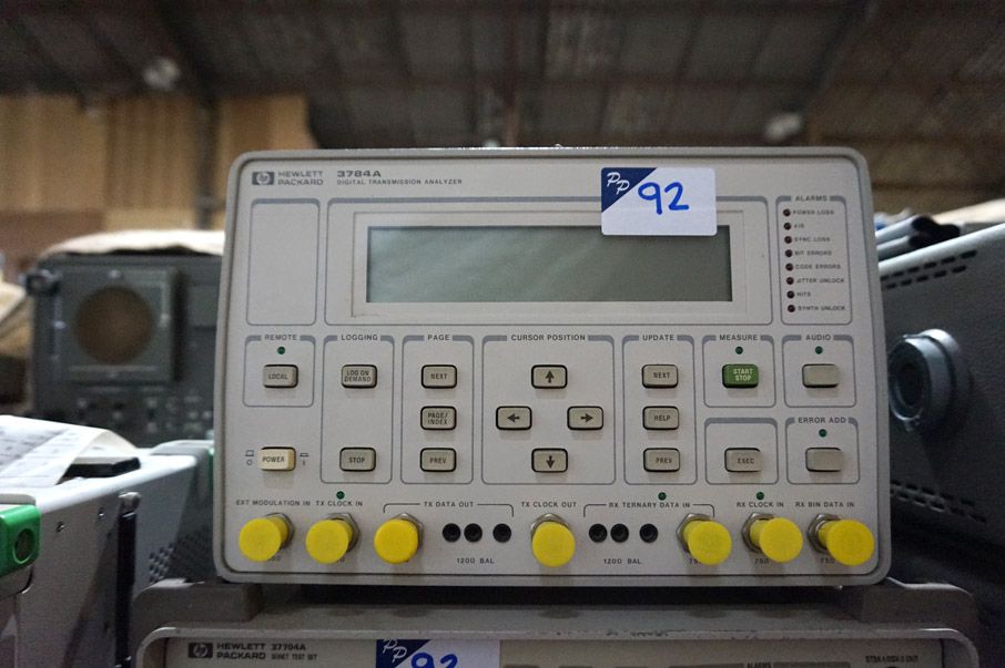 HP 3784A digital transmission analyser