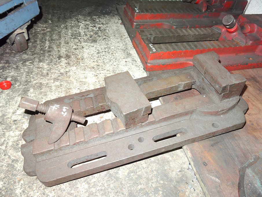 125mm rack type machine vice