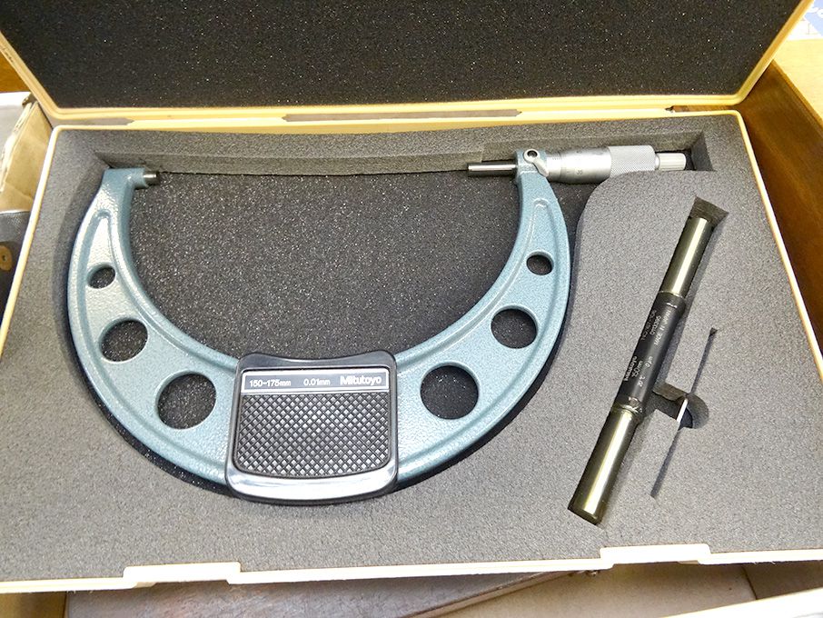 Mitutoyo 75-100mm, 150-175mm micrometers, Linear e...