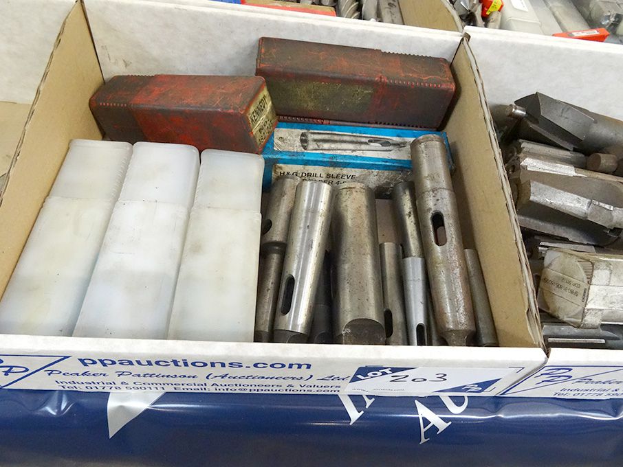 Qty various tool sleeves (some unused)
