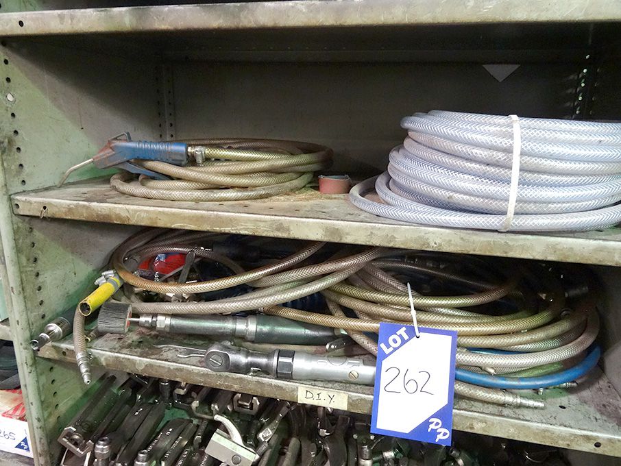 Qty ATA, Draper etc pneumatic tools, air lines etc