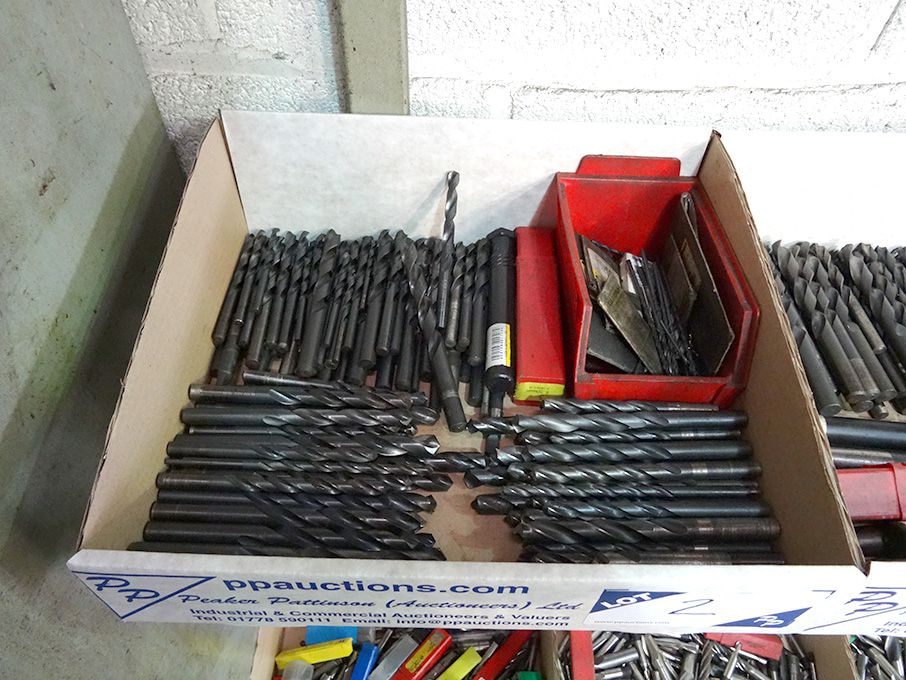 Qty HSS straight shank twist drills to 12mm approx