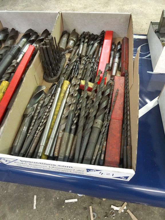 Qty HSS taper / straight shank twist drills to 2"...