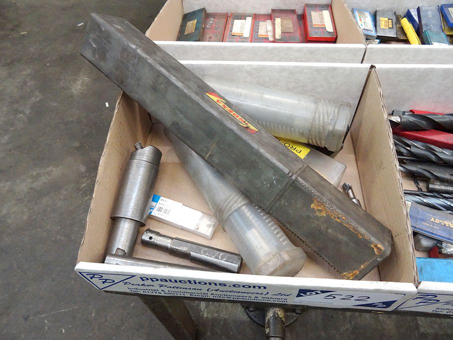 Qty various turning / boring bars etc