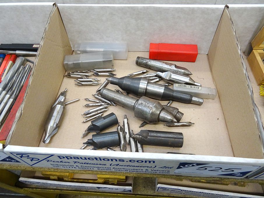 Qty various HSS centre drills etc