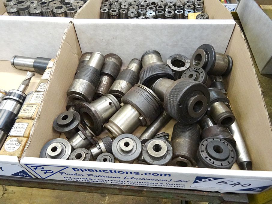Qty various quick change tool holders