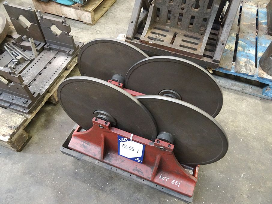 Pair Nicola Viaro 14" diameter wheel balancers