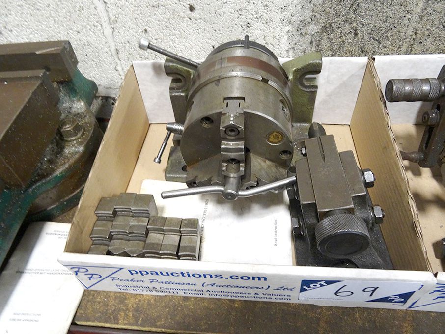 120mm diameter indexing 3 jaw chuck