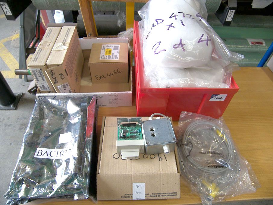 Qty airport equipment spares (packaged & unused) -...