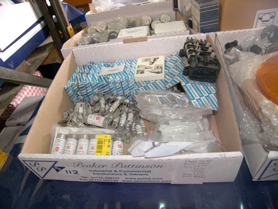 Qty airport equipment spares (packaged & unused) -...