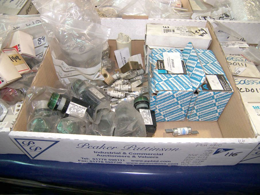 Qty airport equipment spares (packaged & unused) -...