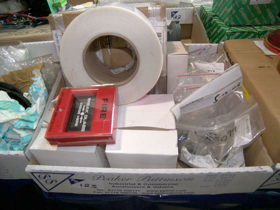 Qty airport equipment spares (packaged & unused) -...