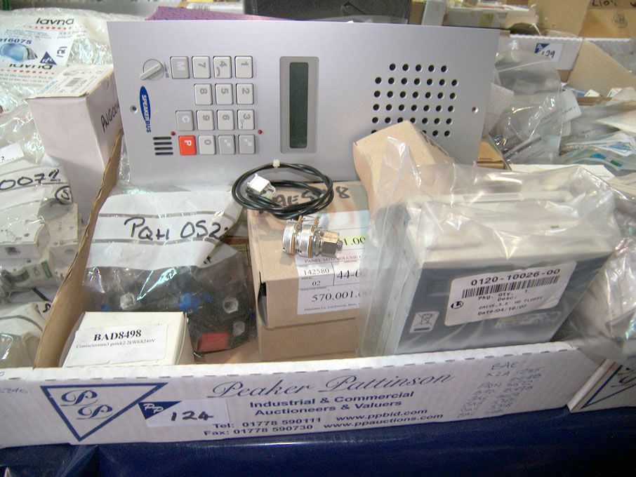 Qty airport equipment spares (packaged & unused) -...