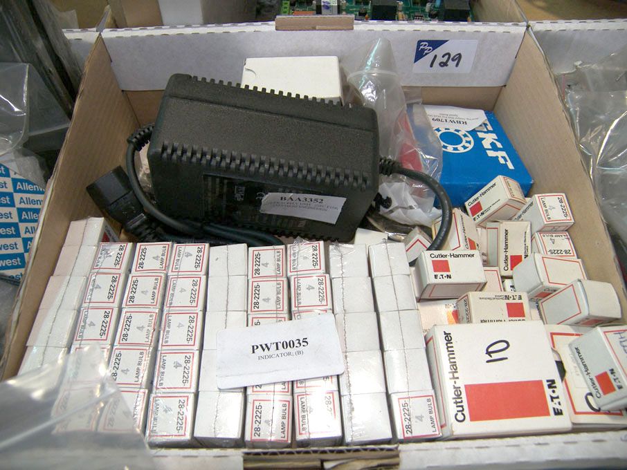 Qty airport equipment spares (packaged & unused) -...