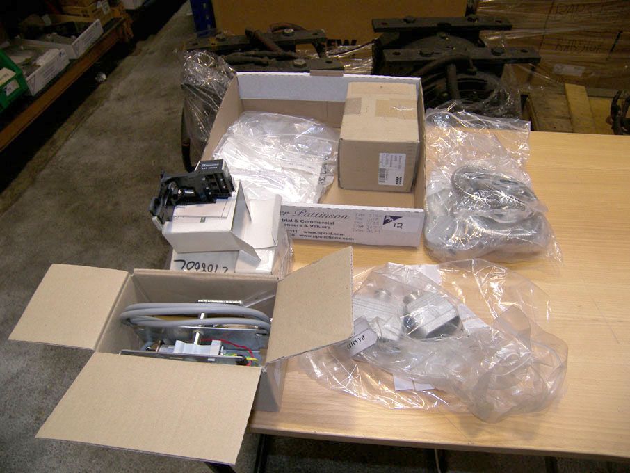 Qty airport equipment spares (packaged & unused) -...