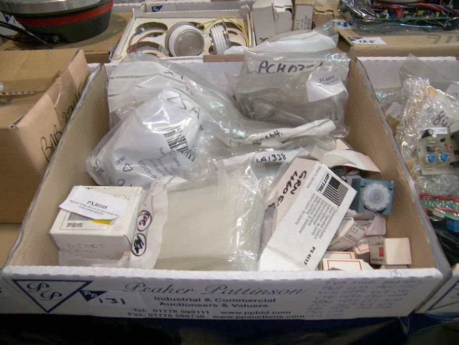 Qty airport equipment spares (packaged & unused) -...