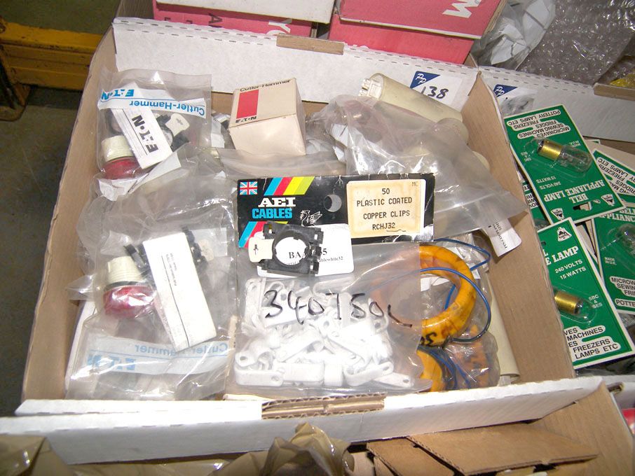 Qty airport equipment spares (packaged & unused) -...